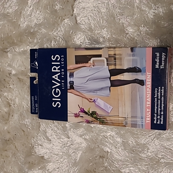 Brand new in box Sigvaris Compression knee  hi stockings - $30 each _ 20-30mmHg - Picture 3 of 3